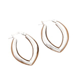 Hoops Solid 925 Sterling Silver Earrings