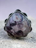 Birds Eye Jasper Solid 925 Sterling Silver Ring 10