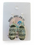 Chrysotile Solid 925 Sterling Silver Earrings
