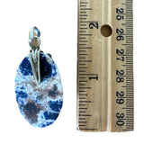 Sodalite Solid 925 Sterling Silver Pendant