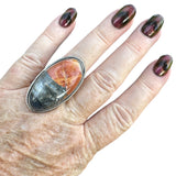 Maligano Jasper Solid 925 Sterling Silver Ring 7