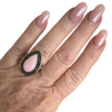 Pink Conch Solid 925 Sterling Silver Ring 6