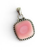 Pink Conch Solid 925 Sterling Silver Pendant