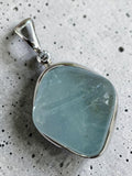 Blue Topaz Solid 925 Sterling Silver Pendant