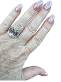 Amethyst Solid 925 Sterling Silver Ring 7