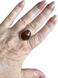 Baltic Amber Solid 925 Sterling Silver Ring 10