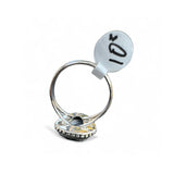 White Buffalo Solid 925 Sterling Silver Ring 10.5