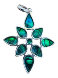 Abalone Solid 925 Sterling Silver Pendant