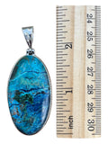 Shattuckite Solid 925 Sterling Silver Pendant