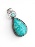 Amazonite Solid 925 Sterling Silver Pendant