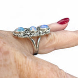 Ethiopian Opal Solid 925 Sterling Silver Ring 9