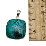Shattuckite Solid 925 Sterling Silver Pendant