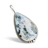 Ocean Jasper Solid 925 Sterling Silver Pendant