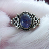 Tanzanite Solid 925 Sterling Silver Ring 7