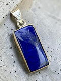 Blue Lapis Solid 925 Sterling Silver Pendant