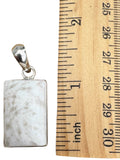 Scolecite Solid 925 Sterling Silver Pendant