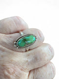 Sonoran Gold Turquoise Solid 925 Sterling Silver Ring 7
