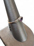 Amethyst Solid 925 Sterling Silver Ring 8