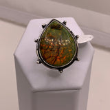 Monarch Opal Solid 925 Sterling Silver Ring 6.5