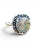 Monarch Opal Solid 925 Sterling Silver Ring 8