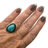 Tibetan Solid 925 Sterling Silver Ring 8