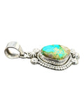 Sonoran Gold Turquoise Solid 925 Sterling Silver Pendant