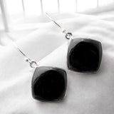 Tektite Solid 925 Sterling Silver Earrings