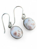 Natrolite Solid 925 Sterling Silver Earrings