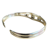 Ethiopian Opal Solid 925 Sterling Silver Cuff Bracelet