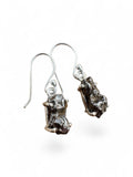 Meteorite Solid 925 Sterling Silver Earrings