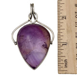 Amethyst Solid 925 Sterling Silver Pendant