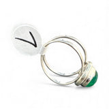 Green Onyx Solid 925 Sterling Silver Ring 7