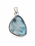 Caribbean Larimar Solid 925 Sterling Silver Pendant (Copy)