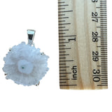 Quartz Stalactite Solid 925 Sterling Silver Pendant