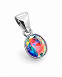 Mercury Mystic Topaz Solid 925 Sterling Silver Pendant