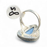 Owyhee Opal Solid 925 Sterling Silver Ring 8.5