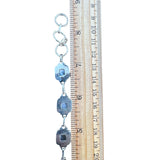 Dendritic Opal Solid 925 Sterling Silver Bracelet