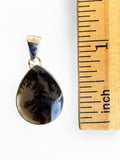 Scenic Agate Solid 925 Sterling Silver Pendant