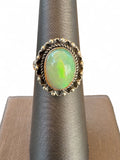 Ethiopian Opal Solid 925 Sterling Silver Ring 6