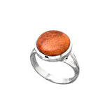 Sponge Coral Solid 925 Sterling Silver Ring 7.5