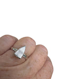 Meteorite Solid 925 Sterling Silver Ring 7