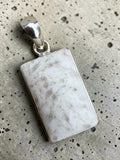 Scolecite Solid 925 Sterling Silver Pendant
