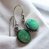 Monarch Opal Solid 925 Sterling Silver Earrings