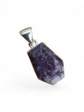 Lepidolite Solid 925 Sterling Silver Pendant