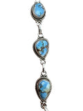 Golden Hills Turquoise Solid 925 Sterling Silver Bracelet