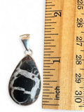 Septarian Solid 925 Sterling Silver Pendant