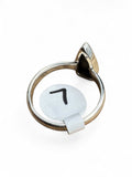 Meteorite Solid 925 Sterling Silver Ring 7