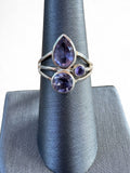 Amethyst Solid 925 Sterling Silver Ring 7