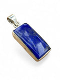Blue Lapis Solid 925 Sterling Silver Pendant