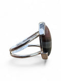 Polychrome Jasper Solid 925 Sterling Silver Ring 9